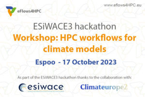 ESiWACE3 hackathon: HPC workflows for climate models